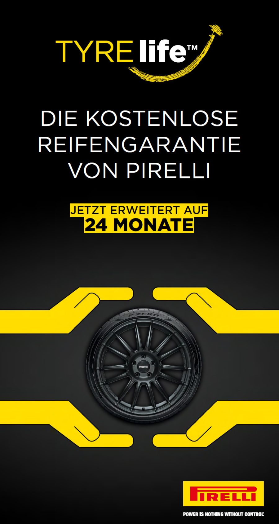 Pirelli - Tyrelife Reifengarantie für 24 Monate