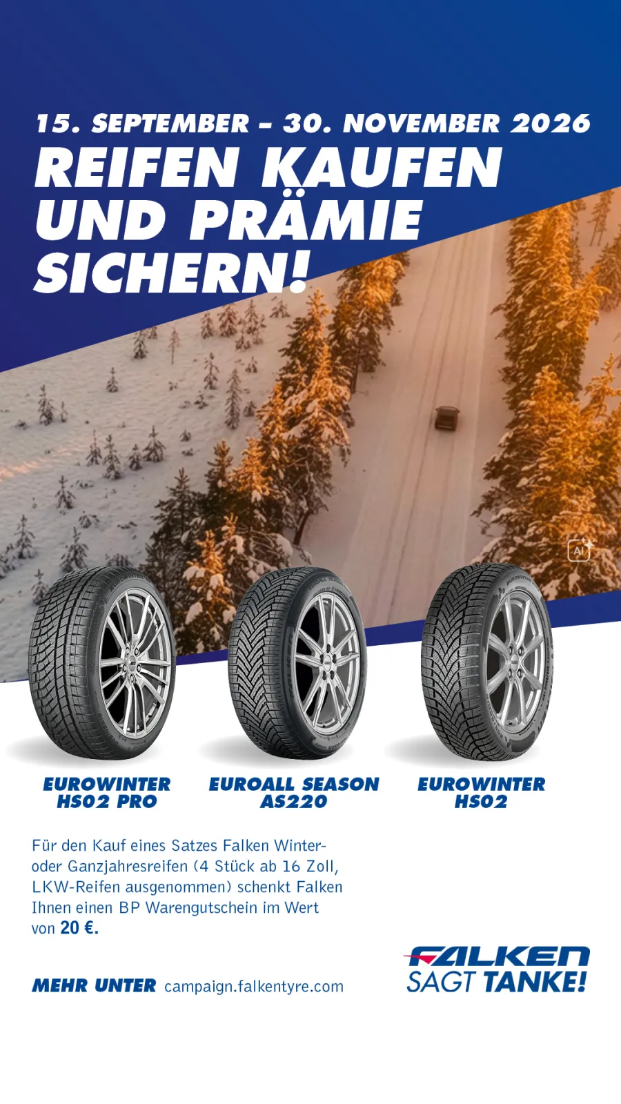 FALKEN sagt tanke !